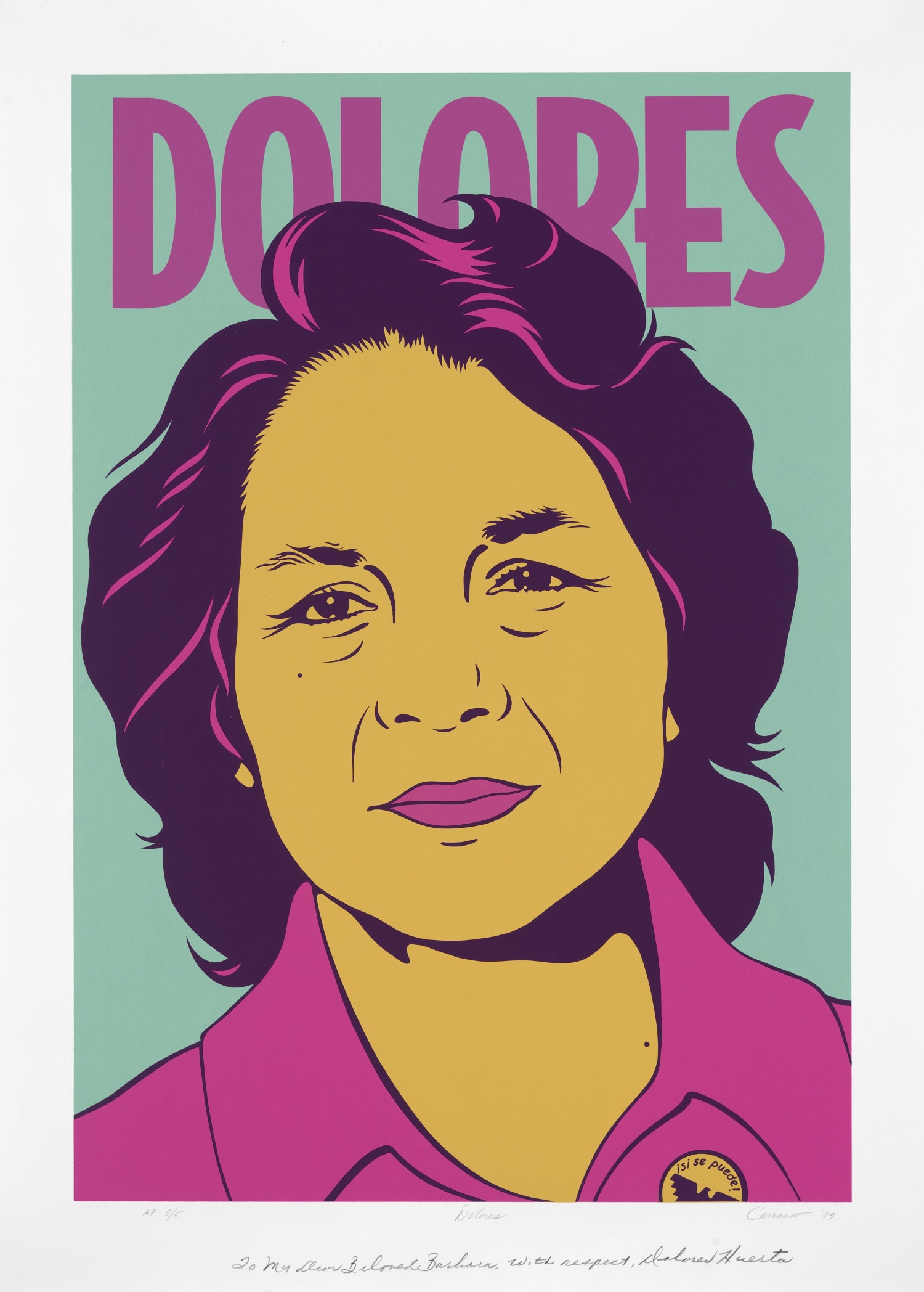 graphic of Dolores Huerta