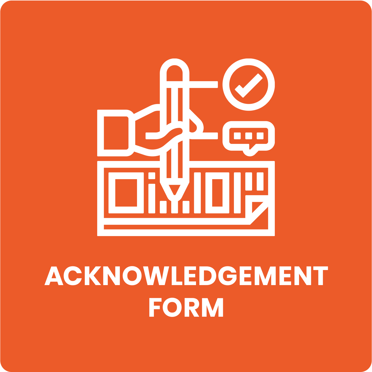  Acknowledgement Form