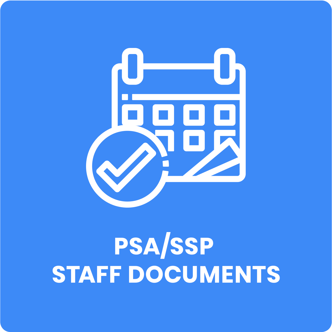  PSA/SSP - Staff Documents