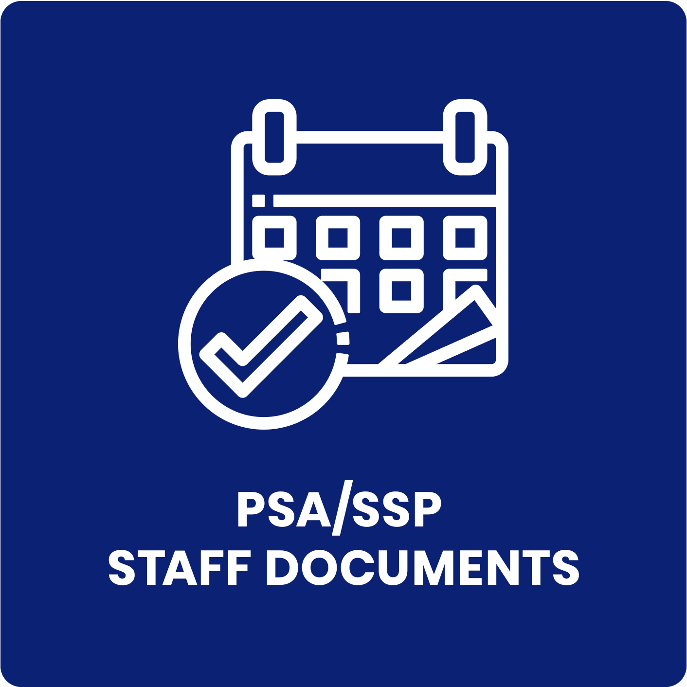 PSA/SSP - Staff Documents