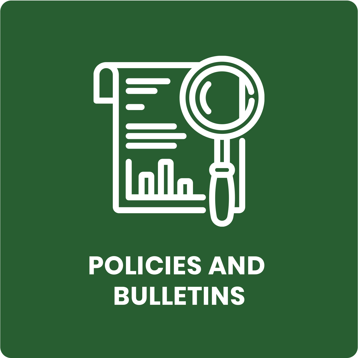  Policies and Bulletins
