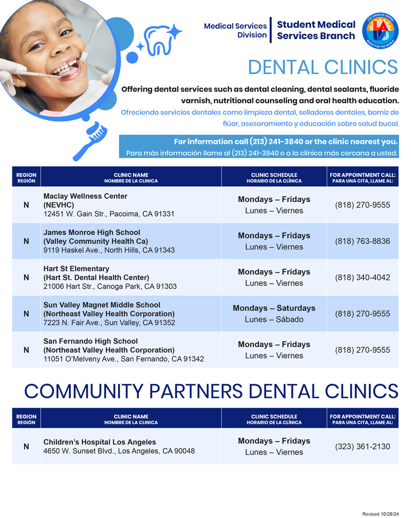 Dental Clinics - Flyer North