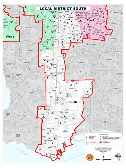 Local District South Map 