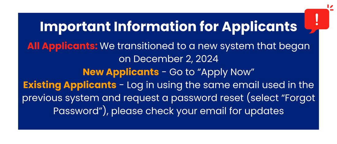 New Applicant Information
