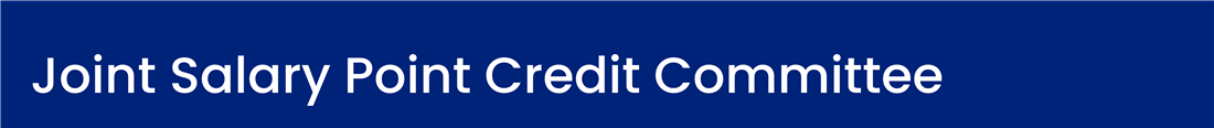 Joint Salary Point Credit Committee Banner