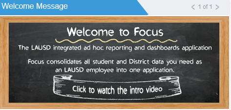  FOCUS Dashboards