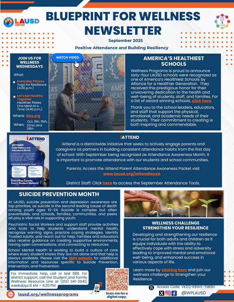 September 2025 - Positive Attendance and Building Resiliency