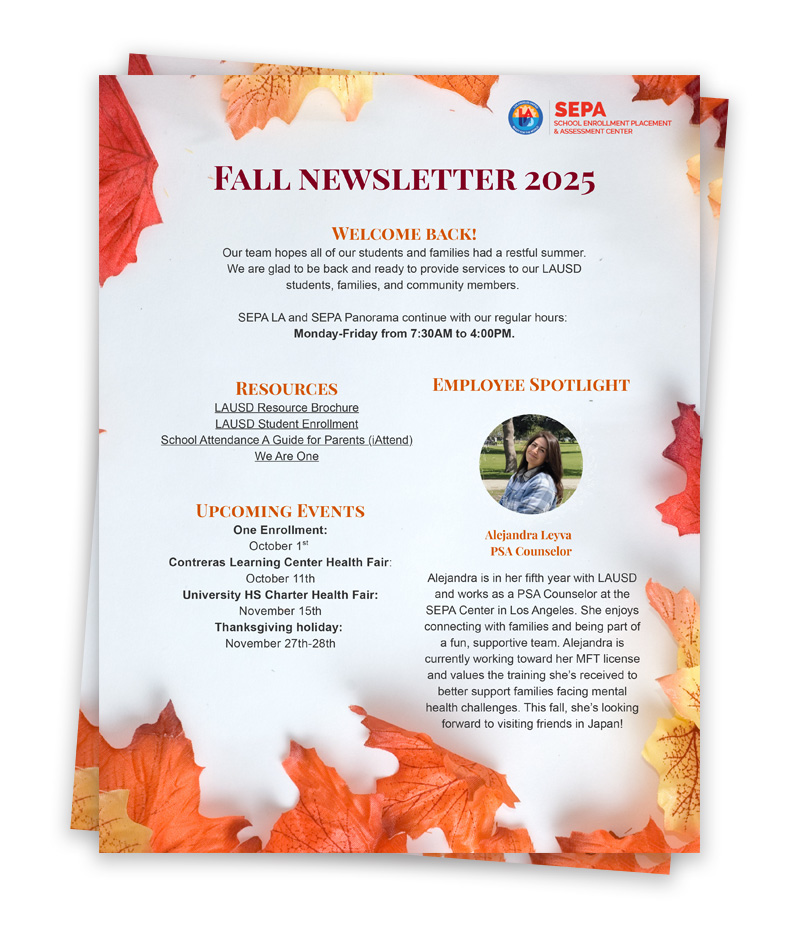 SEPA Fall Newsletter 25